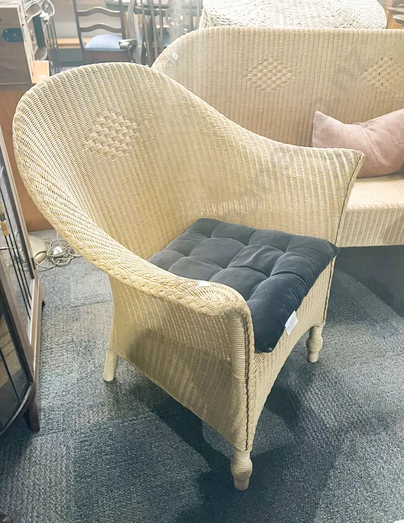 Lusty's Lloyd Loom Three Pce Conservatory Suite Image 1++