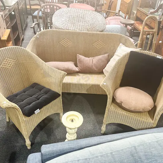 Lusty's Lloyd Loom Three Pce Conservatory Suite