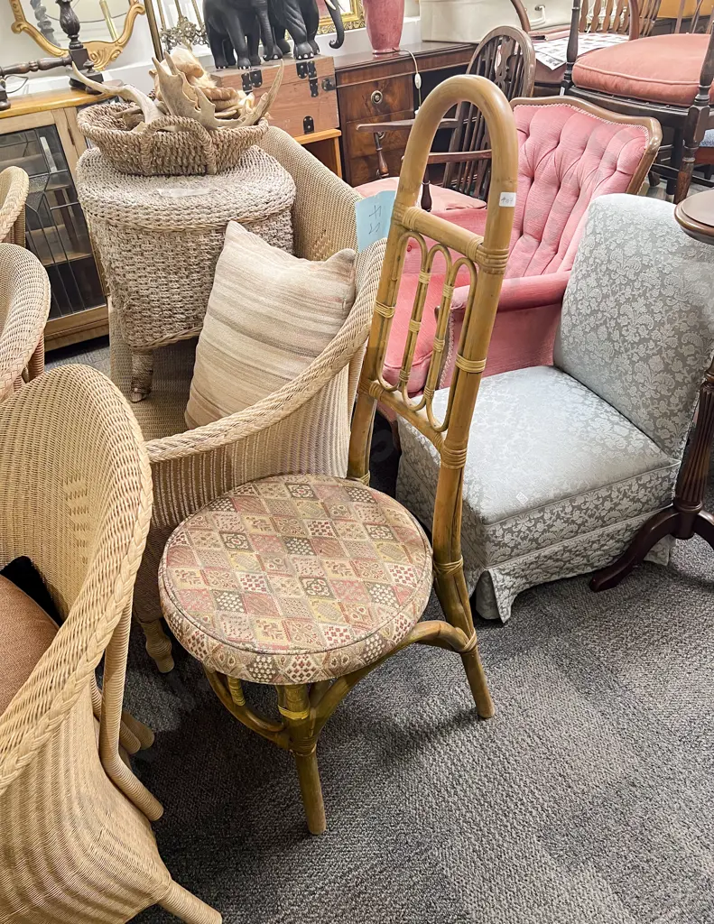 Cane Arch Backed Single Chair Image 1++