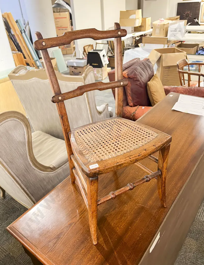 Late Vict Wycombe Seated Childs Chair Image 1++