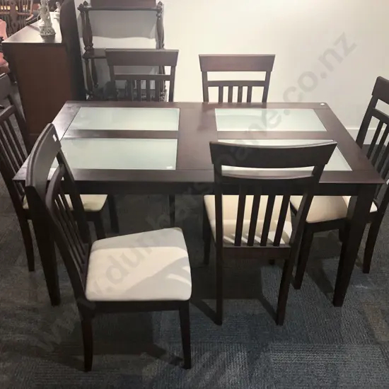 Modern Dining Table and Six Chairs