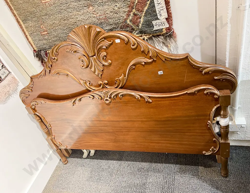 Mahogany Bed Frame Image 1++