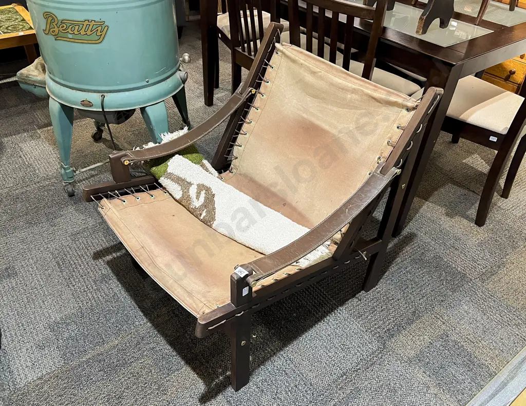 Mid Century Safari Chair Image 1++