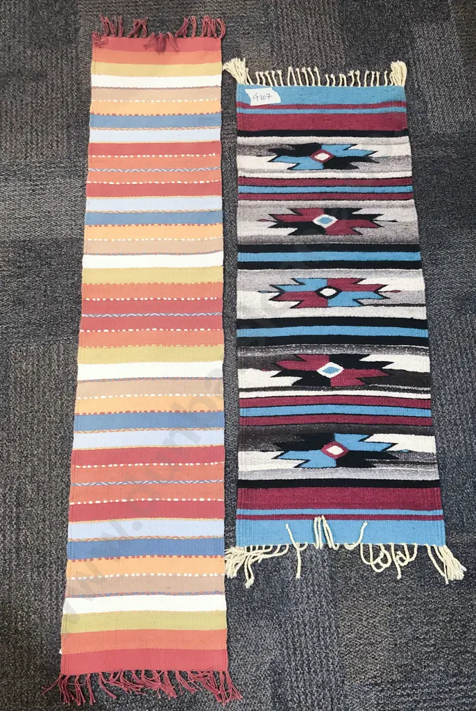 Small Navajo Hall Runner together with Table Runner Image 1++