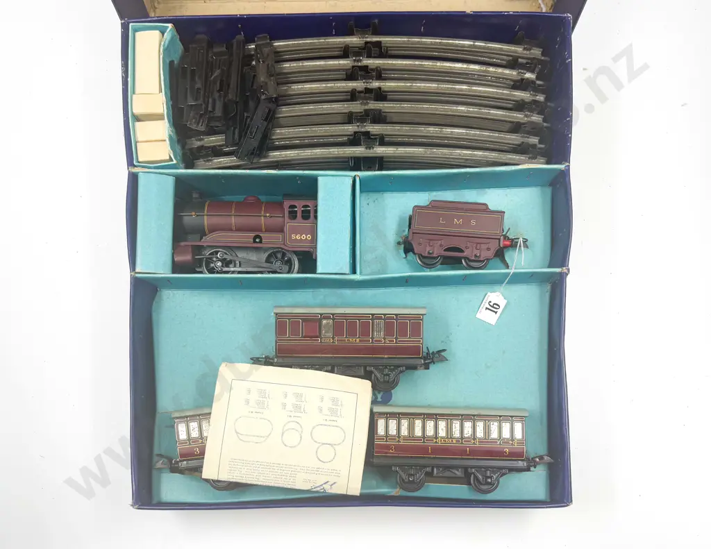 Hornby O Gauge Boxed Clockwork No501 Passenger Set Image 1++