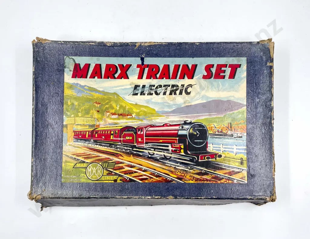 Louis Marx Great Britain Boxed Electric Marx Train Set Image 1++