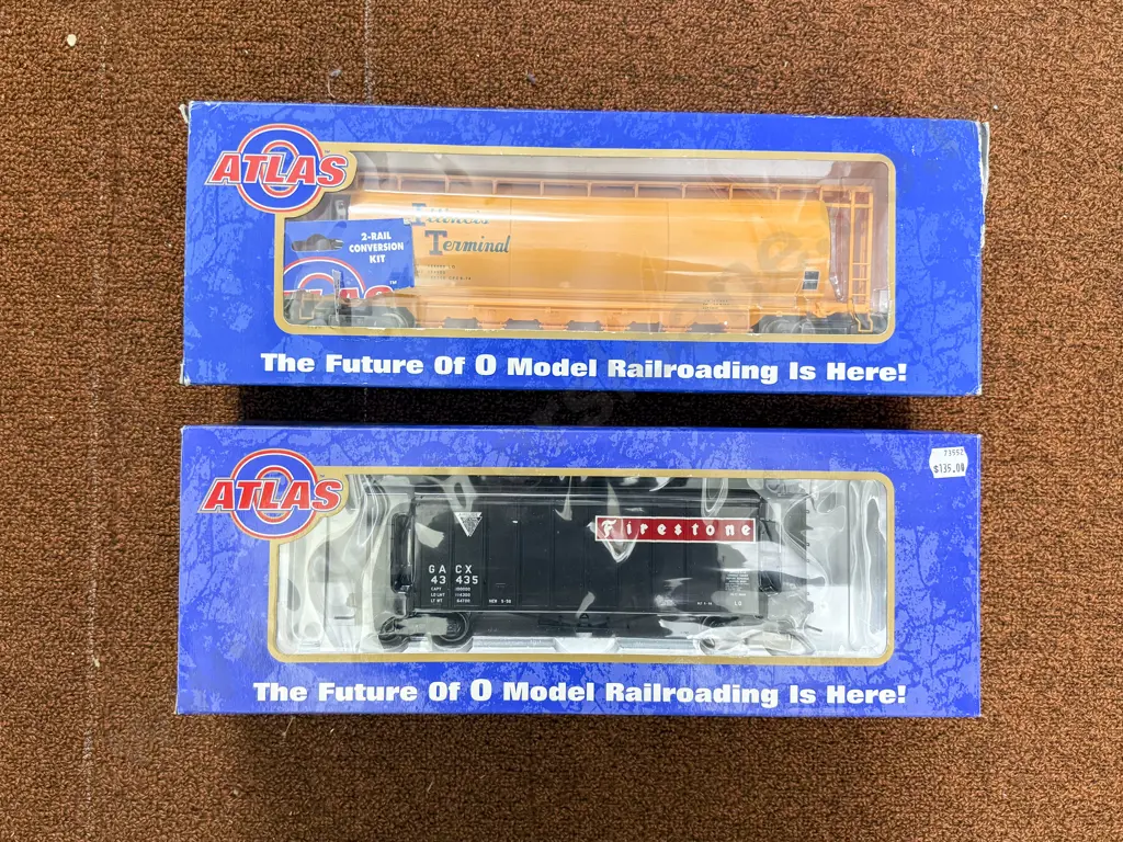 Atlas Boxed O Scale Two Big O Rolling Stock Wagons Image 1++