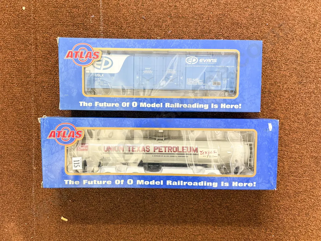 Atlas Boxed O Scale Two Big O Rolling Stock Wagons Image 1++