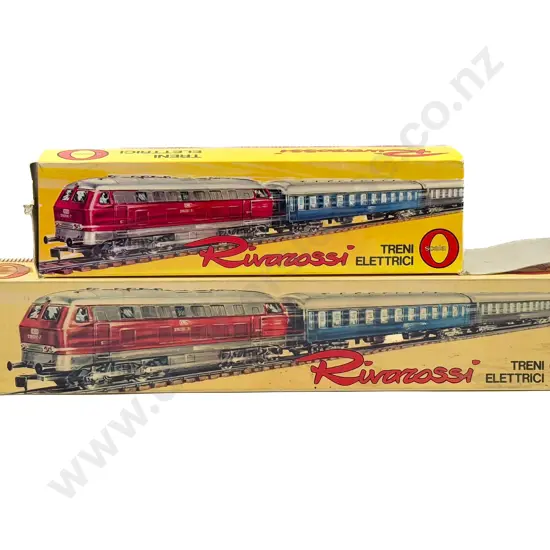 Rivarossi O Scale Boxed German Diesel V160 DB 216 Locomotive with Coach