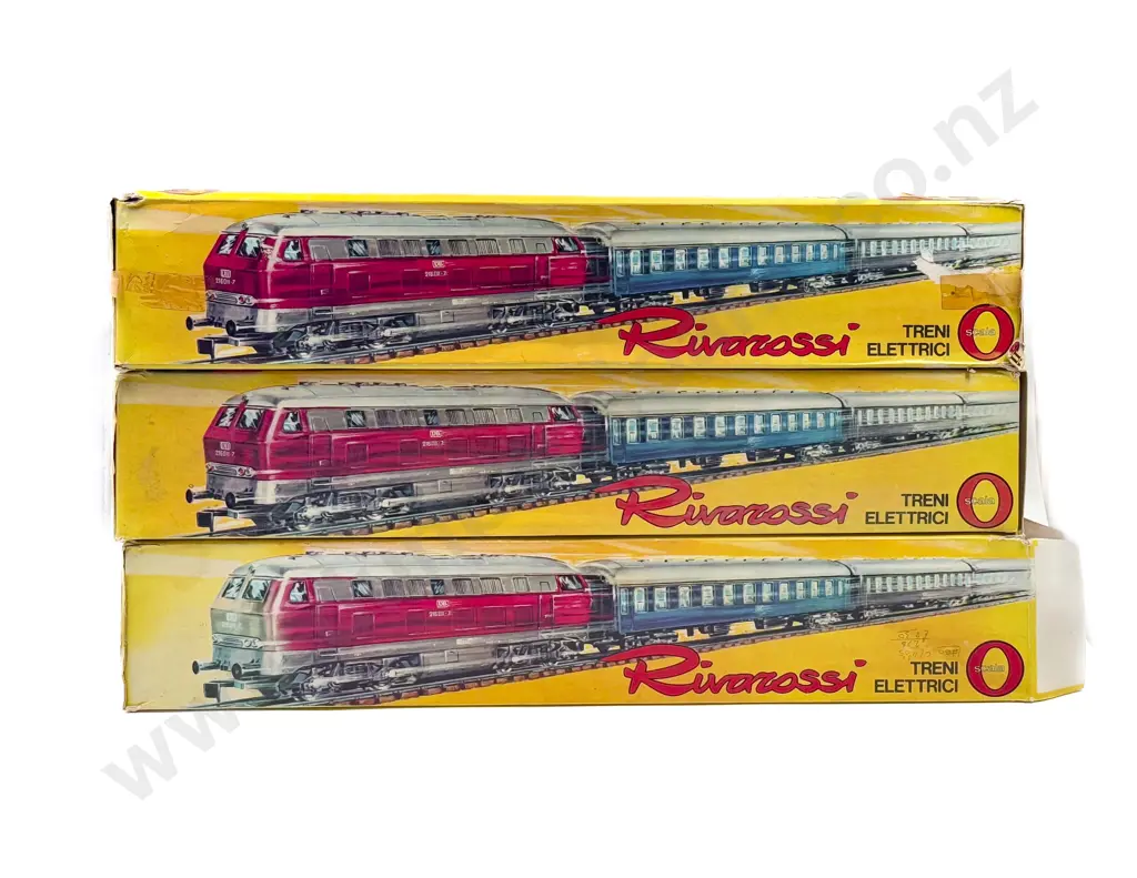 Rivarossi O Scale Boxed Three German Passenger Coaches Image 1++