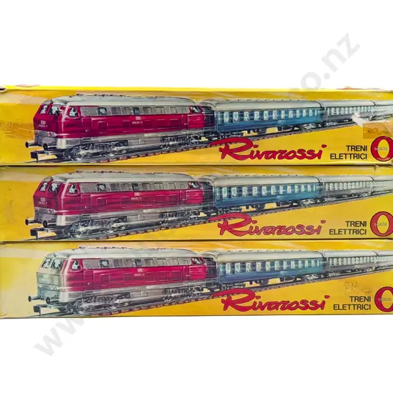 Rivarossi O Scale Boxed Three German Passenger Coaches