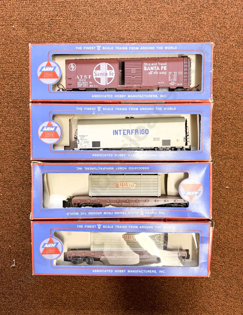 Pola Max O Scale Four Rolling Stock Wagons (boxes not matching) Image 1++