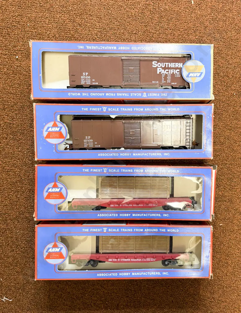 Pola Max O Scale Four Rolling Stock Wagons (boxes not matching) Image 1++