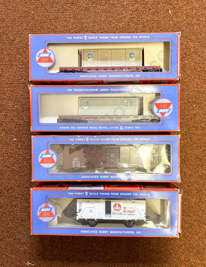 Pola Max O Scale Four Rolling Stock Wagons (boxes not matching) Image 1++