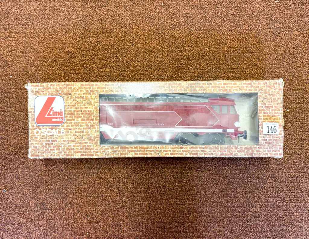 Lima O Scale Boxed Diesel Locomotive SNCF 67001 Image 1++