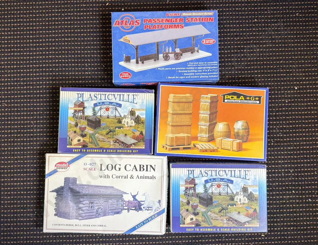 Five O Gauge Lineside Building KIts Image 1++