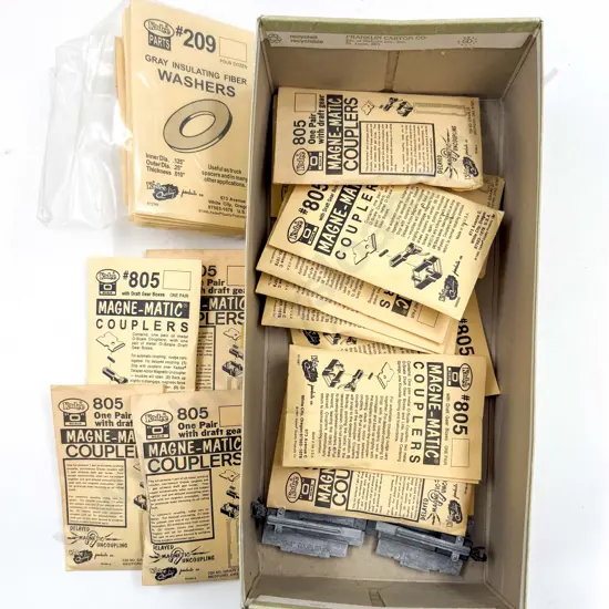 Kadee O Gauge 805 Magne-Matic Couplers x 16 packets
