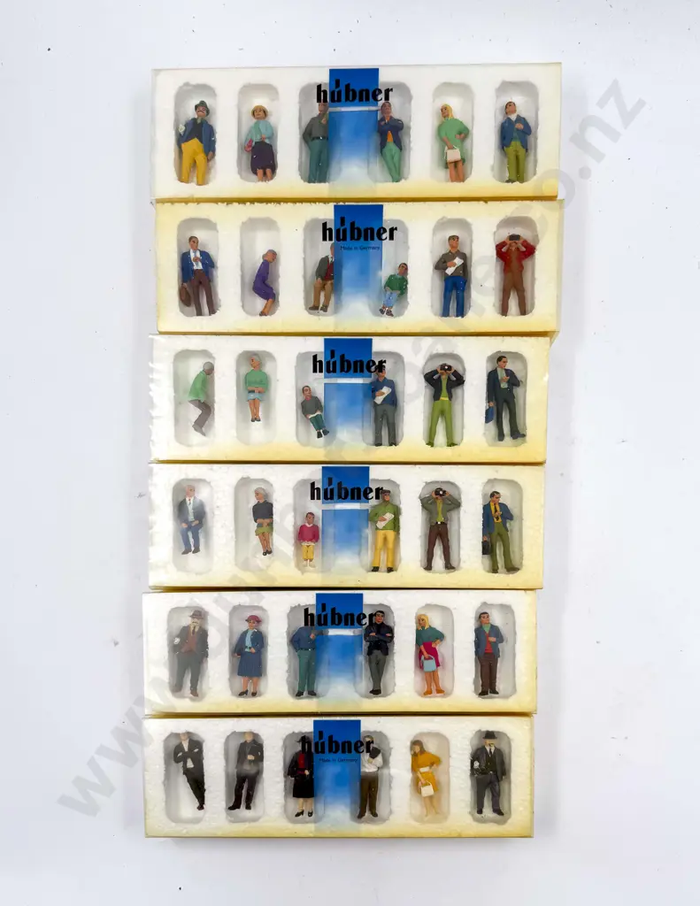 Hubner 1:32 Scale Railway Figures 6 packs of six figures Image 1++