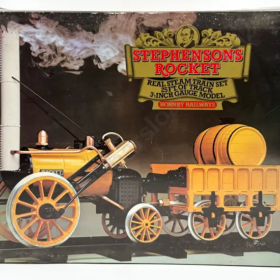 Hornby Hobbies Railway Boxed Stephensons Rocket Real Steam Train Set