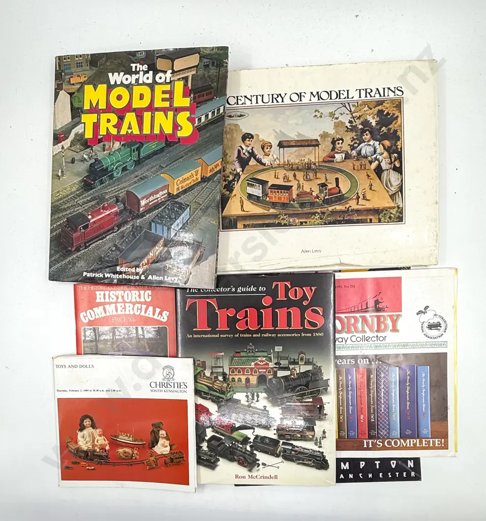 Three Model Trains Collectors Guides and Three Pamphlets with Reproduction Poster Image 1++
