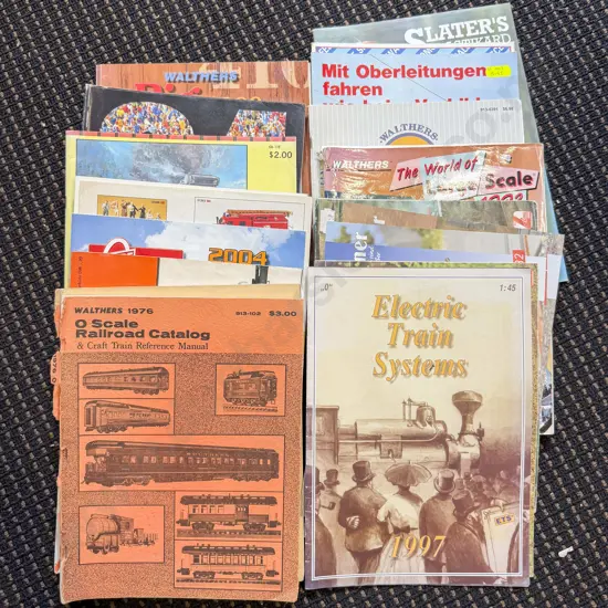 Carton Qty Mixed Railway Manufacture Product Catalogues and Magazines