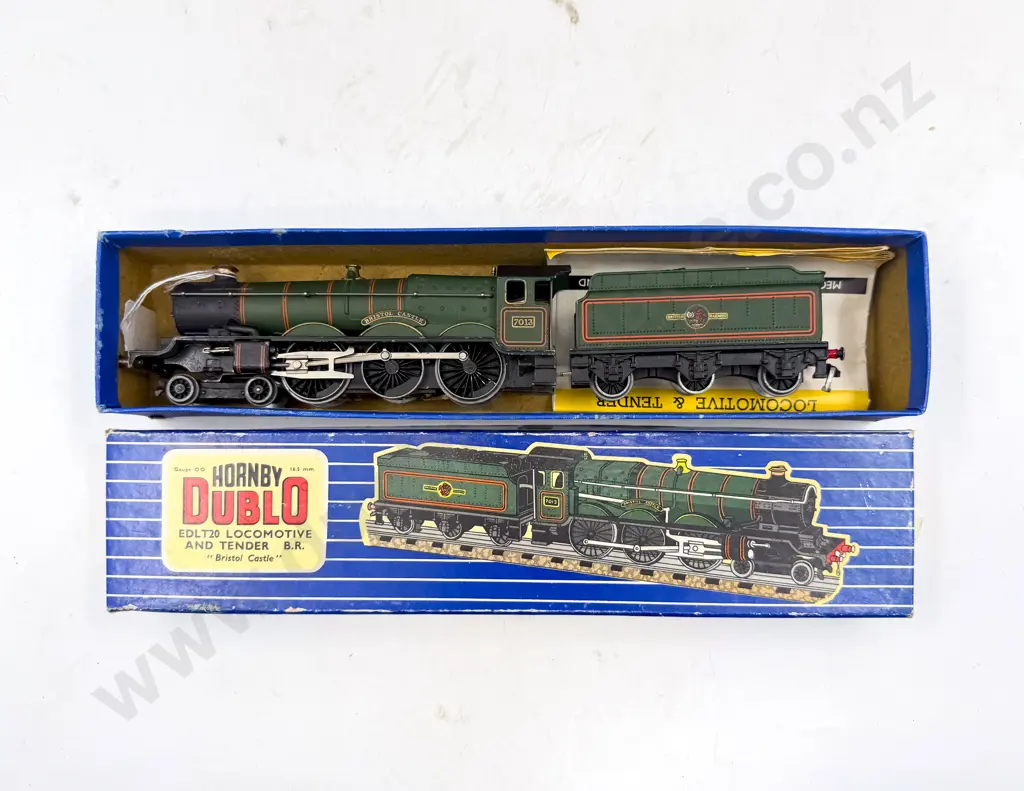 Hornby Dublo HO Gauge EDLT20 Boxed Locomotive and Tender Bristol Castle Image 1++