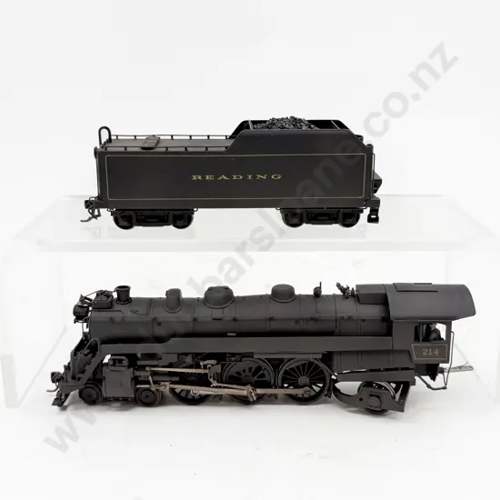 Reading Lines By Custom Brass All Brass Construction Class G-3 4-6-2 Locomotive and Tender