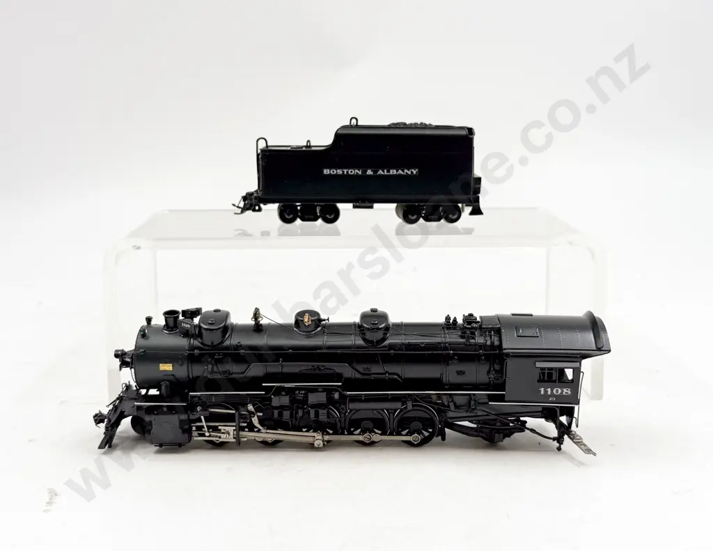 Sunset Models by Samhongsa All Brass Construction 2-10-2 Locomotive & Tender Image 1++