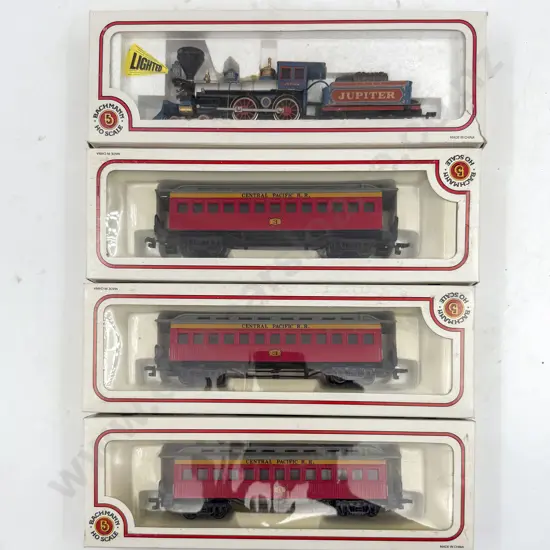 Bachmann HO Gauge Boxed Old Time 4-4-0 Locomotive and Tender