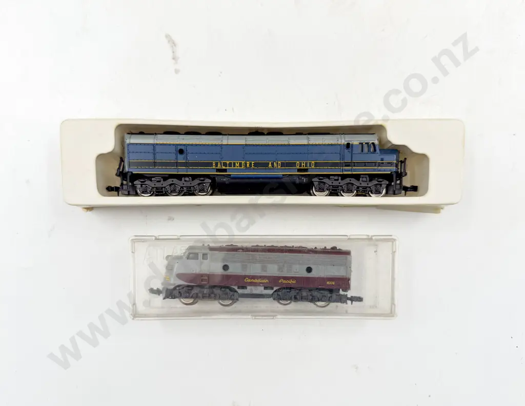Lima N Gauge EMD Locomotive Canadian Pacific and Diesel EMD FP45 Baltimore & Ohio Image 1++