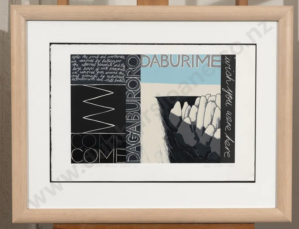 Robin White (b 1946) - Postcard From Pleasant Island II Image 1++