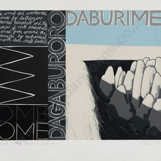 Robin White (b 1946) - Postcard From Pleasant Island II