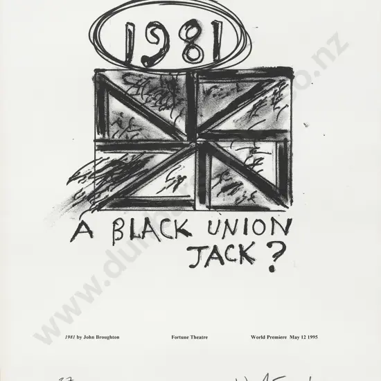 Ralph Hotere (1931 - 2013) - A Black Union Jack?