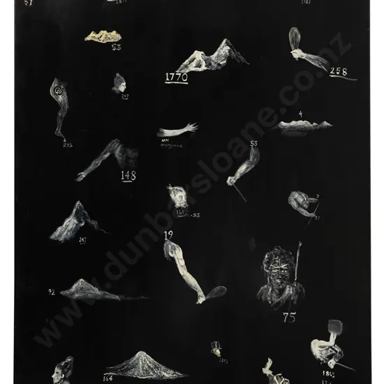 Tony de Lautour (b 1965) - Heads Bodies Mountains