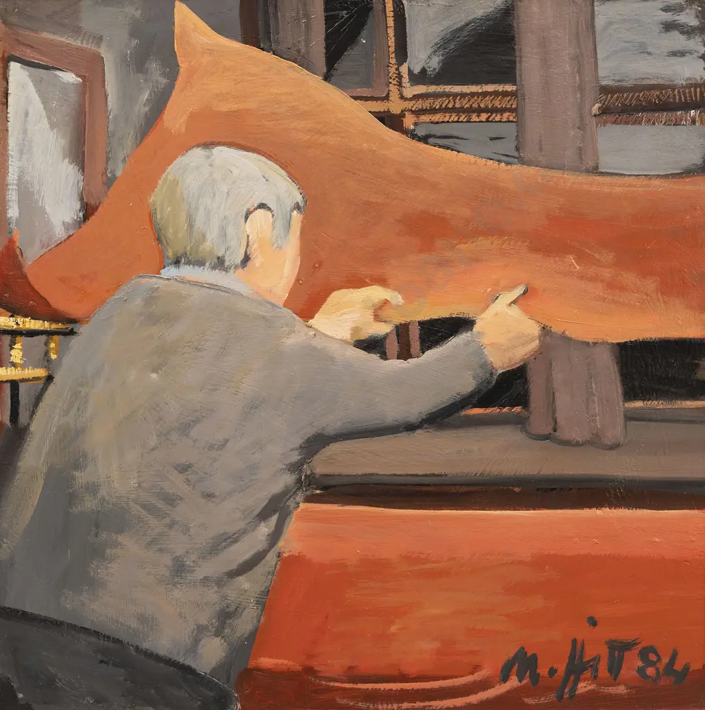 Trevor Moffitt  (1936 - 2006) - Making The Bed Image 1++