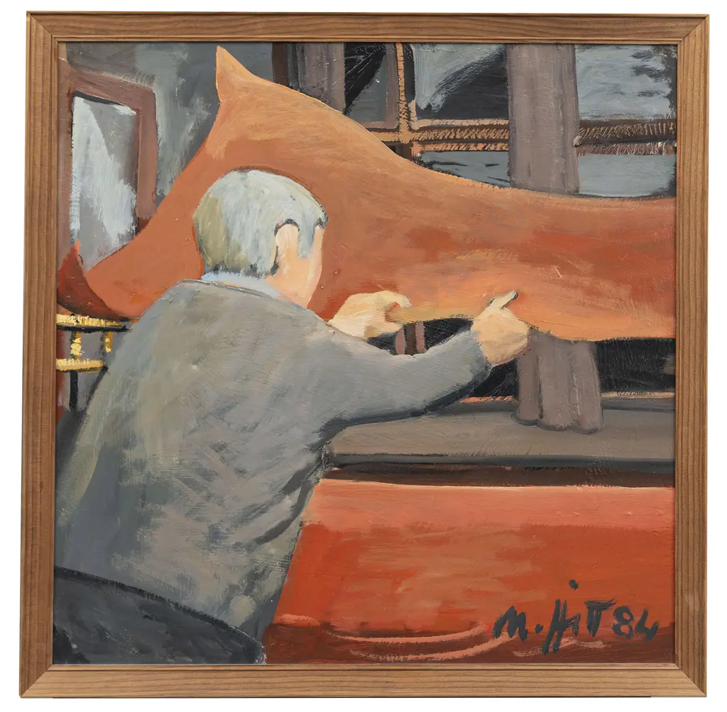 Trevor Moffitt  (1936 - 2006) - Making The Bed Image 1++