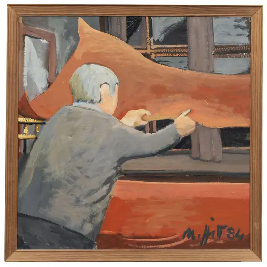 Trevor Moffitt  (1936 - 2006) - Making The Bed