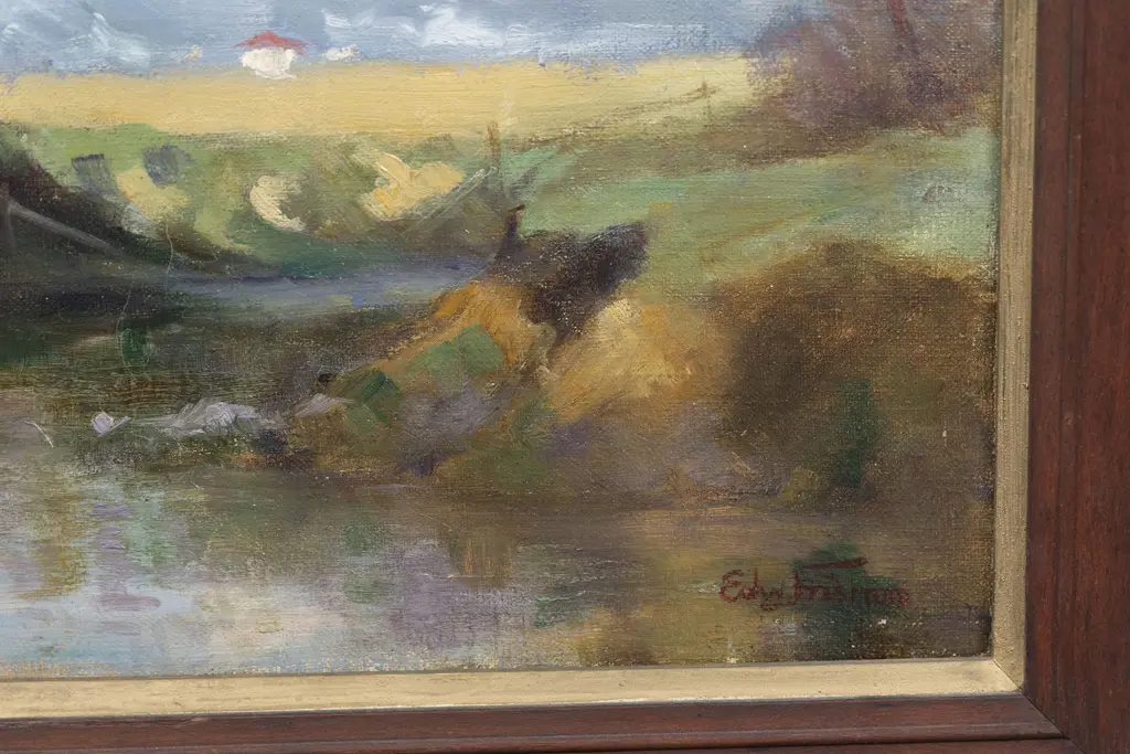 Edward Fristrom (1864 - 1950) - New Zealand Landscape Image 1++