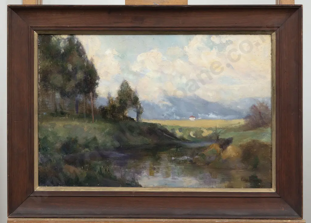 Edward Fristrom (1864 - 1950) - New Zealand Landscape Image 1++