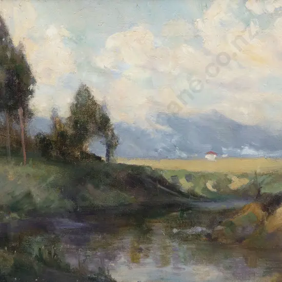 Edward Fristrom (1864 - 1950) - New Zealand Landscape