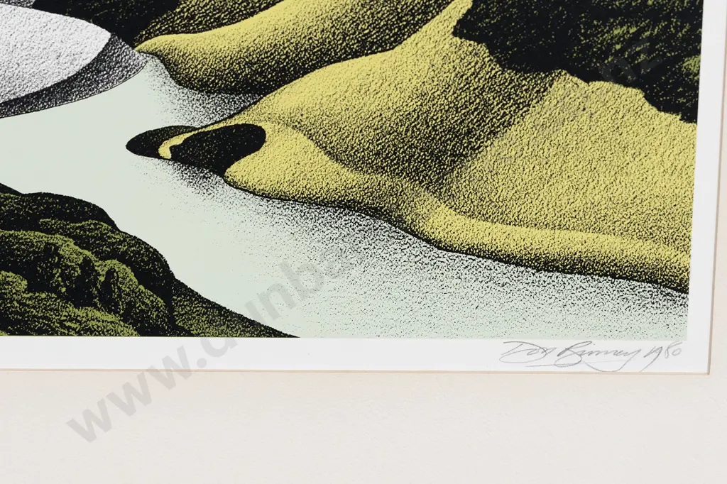 Donald (Don) Binney (1940 - 2012) - Swoop of the Kotare - Waimanu Image 1++