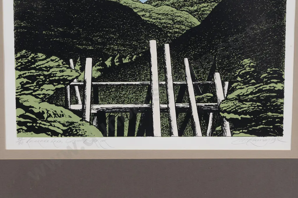 Donald (Don) Binney (1940 - 2012) - Kaiarara Kaka - Great Barrier Image 1++