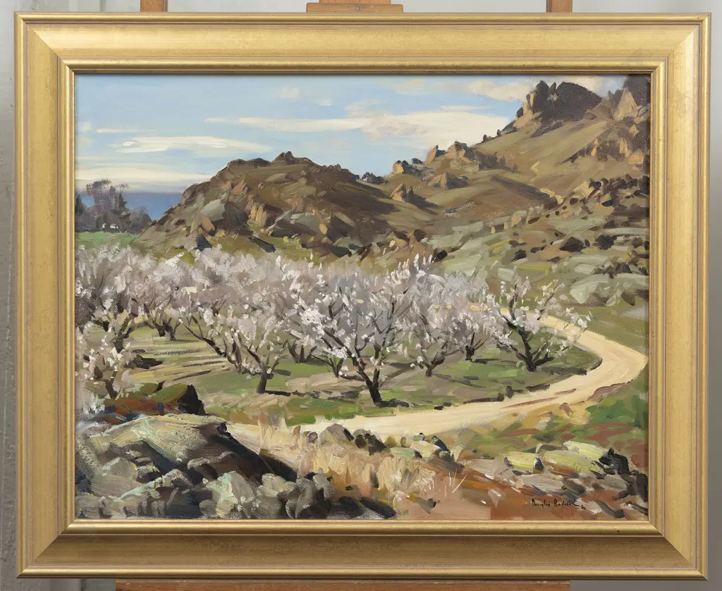 Douglas Badcock (1922 - 2009) - Orchards in Bloom Image 1++