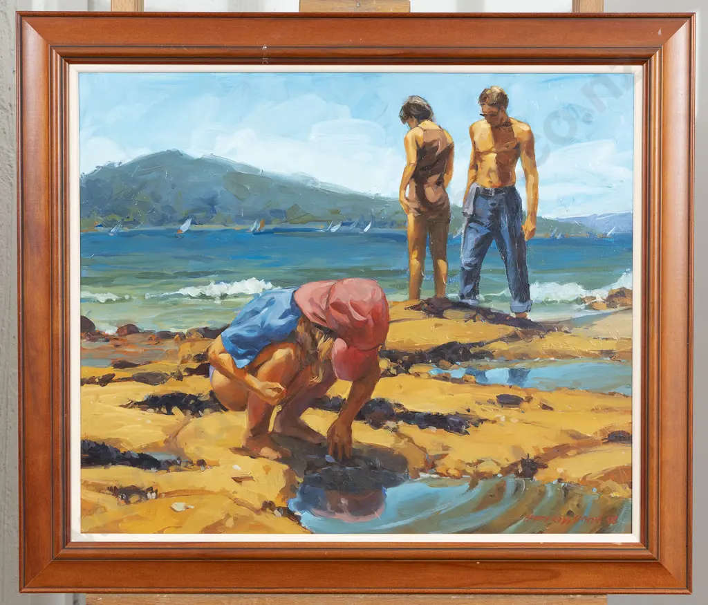 Barry Ross Smith (b 1964) - Beach Scene Image 1++