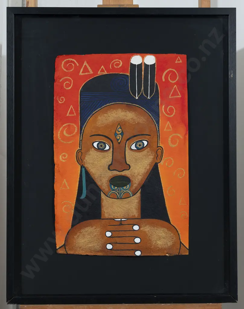 Robyn Kahukiwa (b 1940) - Kauwae Image 1++