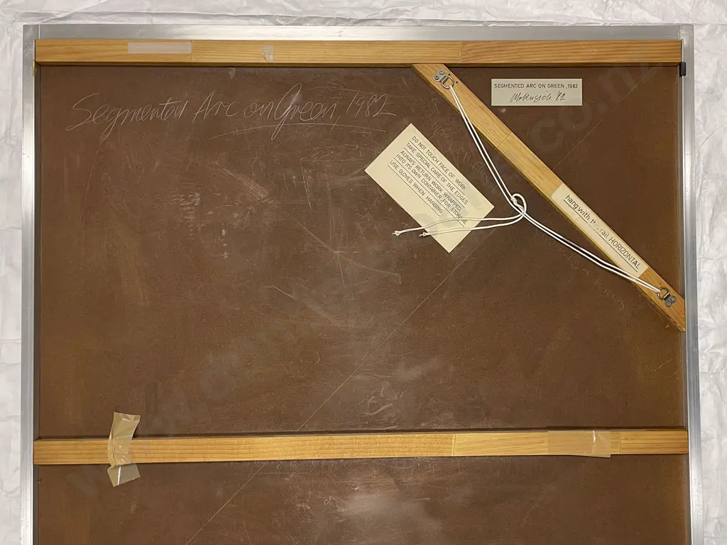 Milan Mrkusich (1925 - 2018) - Segmented Arc on Green Image 1++