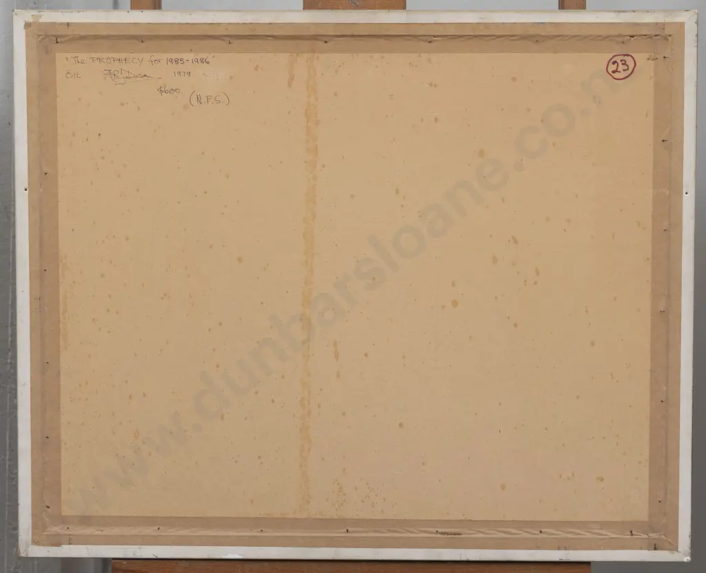 Frank Dean (1917 - 2008) - The Prophecy for 1985-1986 Image 1++