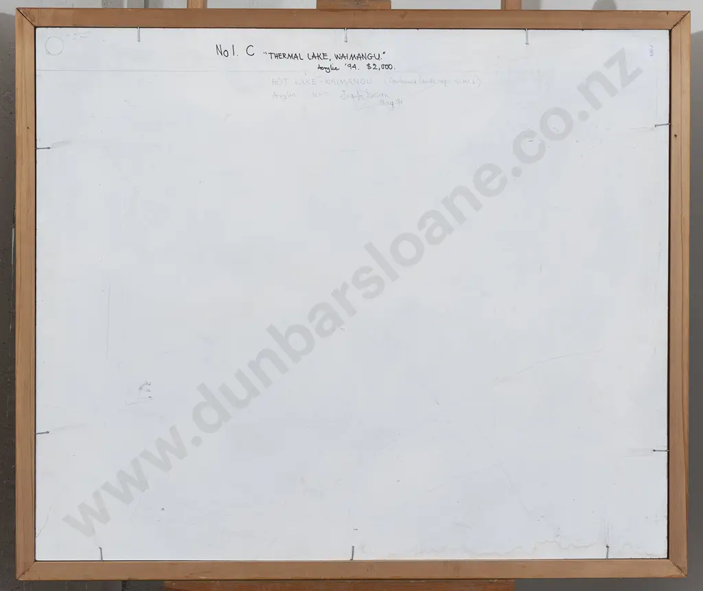 Frank Dean (1917 - 2008) - Thermal Lake Waimangu Image 1++