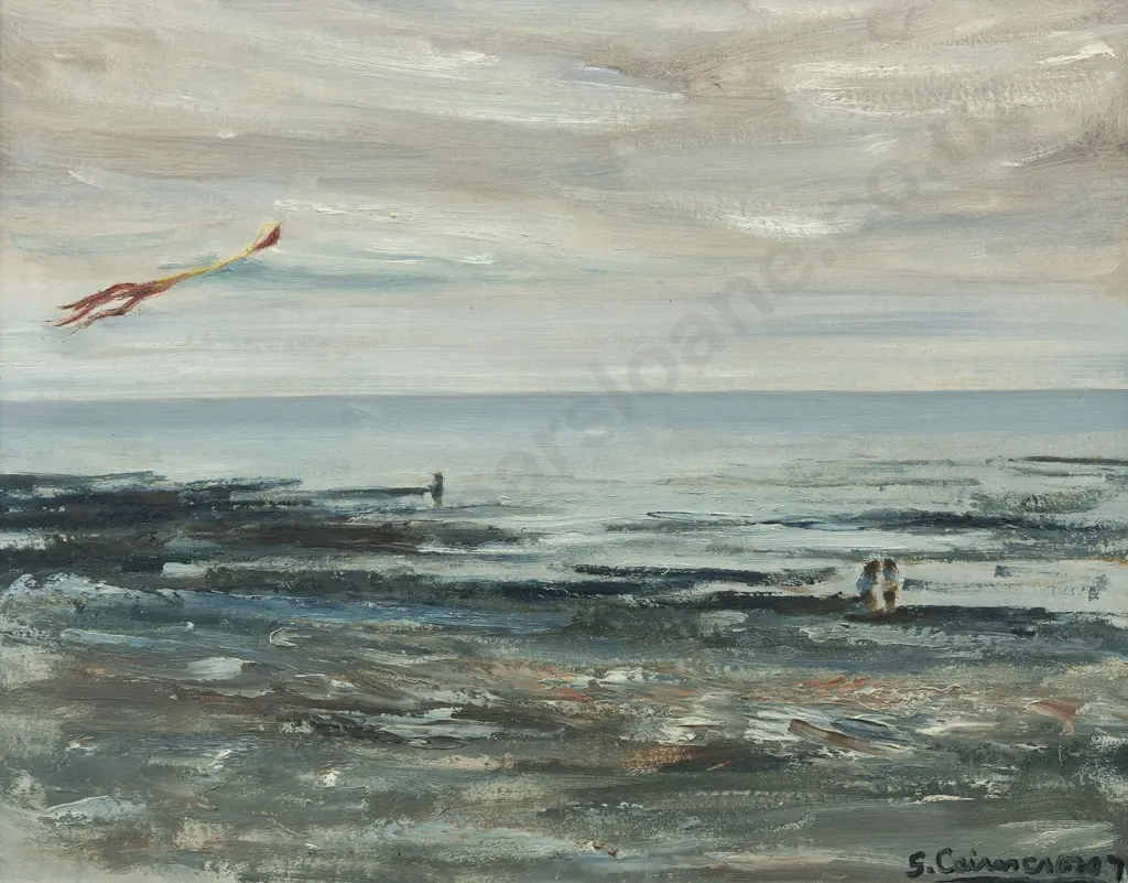 Sam Cairncross (1913 - 1976) - The Kite Paraparaumu Image 1++
