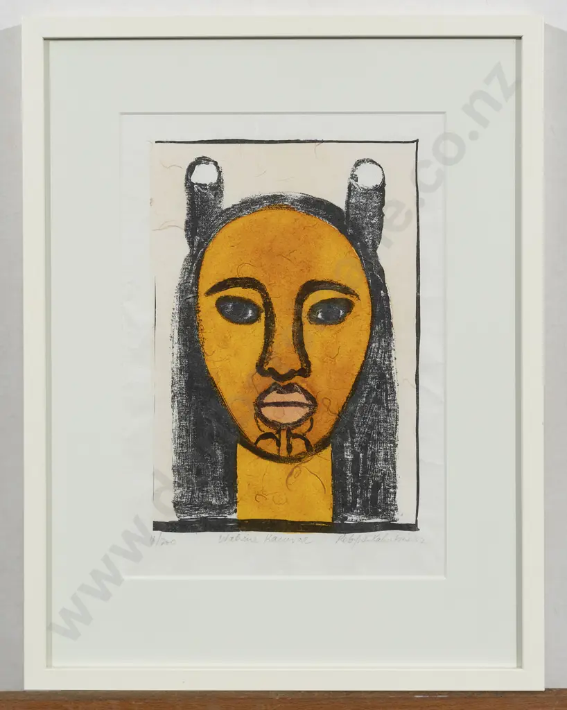 Robyn Kahukiwa (b 1940) - Wahine Kauwae Image 1++